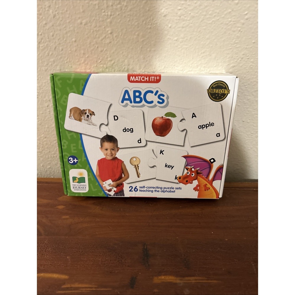 The Learning Journey - Match it! ABC - 26 Self Correcting Alphabet Puzzle‎ Sets
